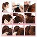 18 Inches Tie Up Ponytail Clip in Hair Extensions Cruly Wavy Binding Pony Tails Fashion Long