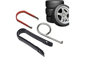 ARIOU Wheel Trim Removal Tool, Car Repair Accessories, Wheel Lug Nut Cap, Wheel Fitment Tool, 3 Piece Center Cap Removal Tool for Car Wheel Accessories, Center Cap Removal Tool Portable for Car