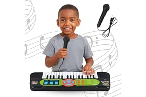 AMATOYS Teclado Piano Infantil - Microfono Portatil - Teclado Musical Infantil - Organo Electronico - Organo Juguete - Organo Electronico Infantil - Piano Electrico Niños - Niños Niña 3 4 5 6 7 Años