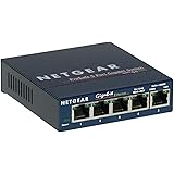 NETGEAR Switch Ethernet 5 porte Unmanaged GS105GE, Switch Ethernet con opzioni di Montaggio Desktop o a parete e assistenza l