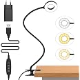 IZELL Lampada Per Piante A LED 48 Con Timer E 5 Luminosità - Luce A Spettro Completo, Collo D'Oca 30cm, USB