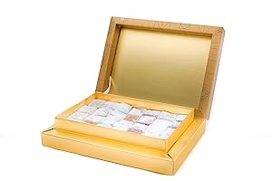 SWEET LAND Sweetland London Turkish Delight Assorted - 500g | Mixed Tin Containing Strawberry, Orange, Mint, Lemon & Rose Flavours | Presented in Beautiful Gift Box | Ideal for Sharing
