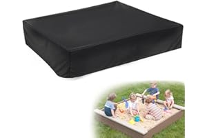 GothicBride Sandkasten Abdeckung Abdeckplane 150 * 150 * 20cm mit Kordelzug Wasserdicht Oxford-Stoff Staubdichte Sandkastenabdeckung Plane
