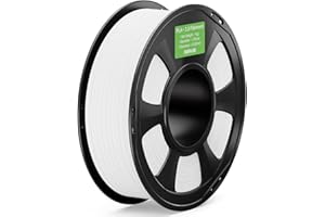 DEEPLEE PLA Plus 2.0 Filament White 1KG, 3D Printer Filaments Upgraded PLA+ 1.75mm Fits for Most FDM 3D Printers