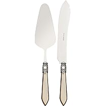 Servizio Torta Bugatti Oxford 2 Pezzi - Acciaio 18/10, Manico Avorio Perlato, Confezione Regalo - Foto 4