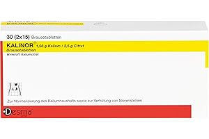 WONEEY Kalinor-Brausetabletten zur Normalisierung des Kaliumhaushalts, 30 St. Tabletten