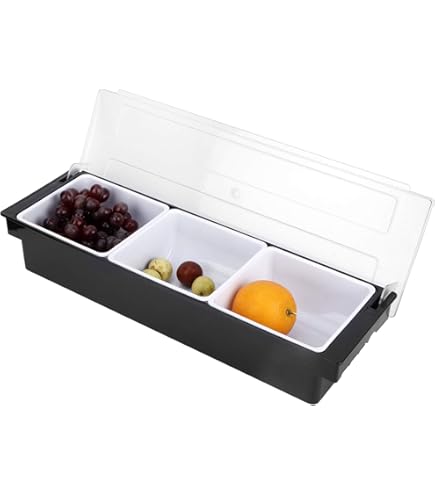 Set 3 Portacondimenti In Acciaio Inox Con Cucchiaini - Organizer Spezie Cucina