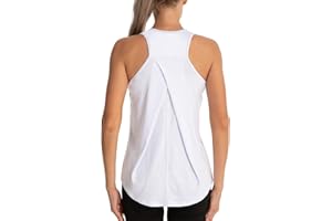 Dawnrole Débardeur de Sport Femme Fitness Yoga Workout Chemises sans Manches Debardeur
