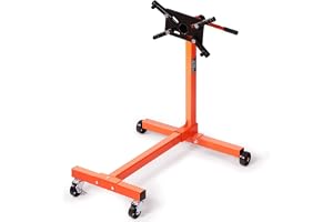 VEVOR Motorställ motorhållare 340 kg, motorstativ klövlyftare, växelhållare, motorlyftare, bilverkstad med 4 hjul och 508 mm