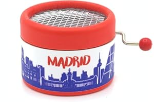 ESDEMUSICA BY ROCIO Caja de música de MADRID. Para los más castizos. Suena el Schotis. (Rojo)