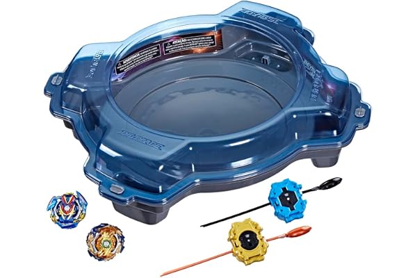 Hasbro Beyblade Burst Pro Series Set Pro Champions d'élite Evo, Set de Combat avec arène Beystadium, 2 toupies et 2 lanceurs Taille Unique Multicolore