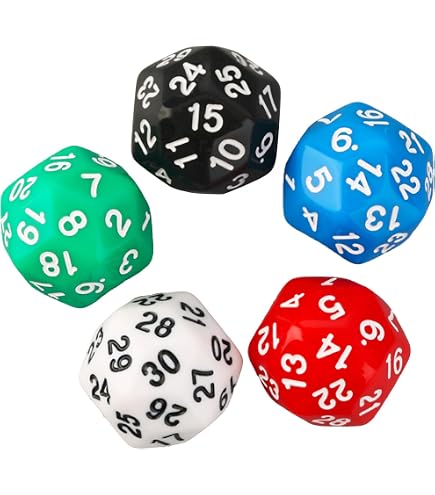 Deolven Set Dadi D&D, 7 Pezzi Dadi da Gioco Poliedrici per DND MTG RPG Dungeons