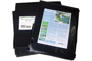 PONDHERO Pond Liner 2.5m x 2.5m (8' 2" x 8' 2") 40yr Guarantee with Free Underlay