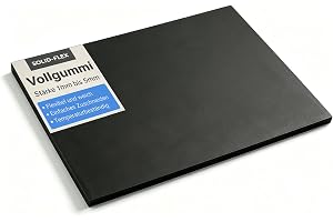 XLTBOMS gummiplatta 3 mm x 210 mm x 320 mm, slitstark tätningsplatta