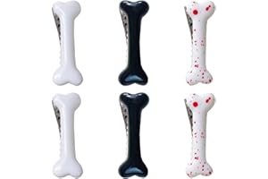 CVFRTT 6 Stück Simulierte Knochen-Haarspangen, Süße Haarspangen, Kreative Haarspangen, Cosplay-Kostüm-Accessoires, Party-Haar-Accessoires