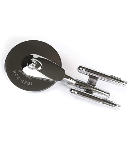 Star Trek Pizza Cutter - Stainless-Steel Blade with Zinc-Alloy