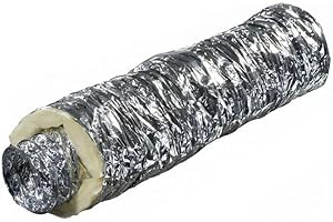 Swiftair Hydroponics Grow Room Flexible Acoustic Insulated Ducting 4" 5" 6" 5m 10m (4" 100mm 5m)