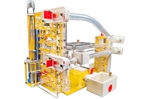 Doxiuyo Acryl Ant Nest T Design DIY Ant Farm with Feeding Area for House Ants Insect Anthills Yellow