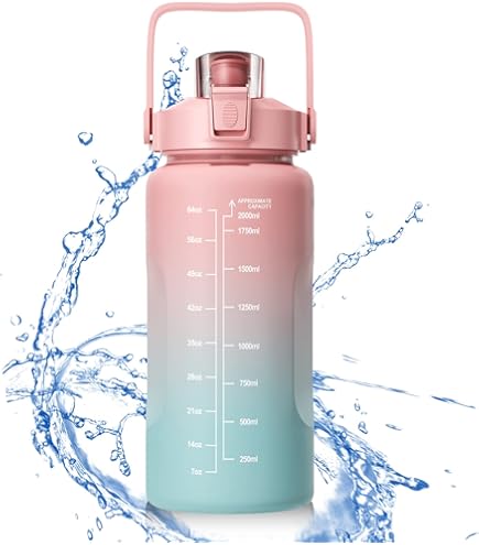 Louis Donné Borraccia Sportiva 0,6 L Con Cannuccia, Tritan Senza BPA, A Prova Di Perdite, Con Coperchio Flip-top, Per Bambini E Adulti, Verde - 2