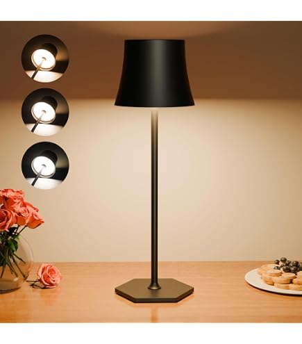 2 Lampes De Chevet Sans Fil 5200mAh - IP54, RGB, Rechargeable USB-C - Pour Intérieur/Extérieur