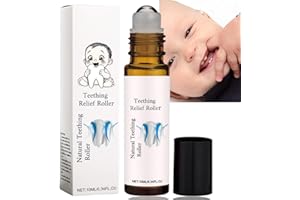 RUOJIAR Teething Relief Roller,Natural Pain Relief Roller,Teething Oil for Dental Discomfort,Refreshing and Soothing,Unique Ball Design,Mild and Non-Irritating,Teething Gel,Reduce Teething Discomfort2)
