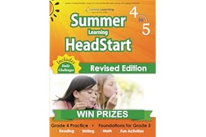 Summer Learning HeadStart, Grade 4 to 5: Fun Activities Plus Math, Reading, and Language Workbooks: Bridge to Success with Common Core Aligned ... (Summer Learning HeadStart by Lumos Learning)
