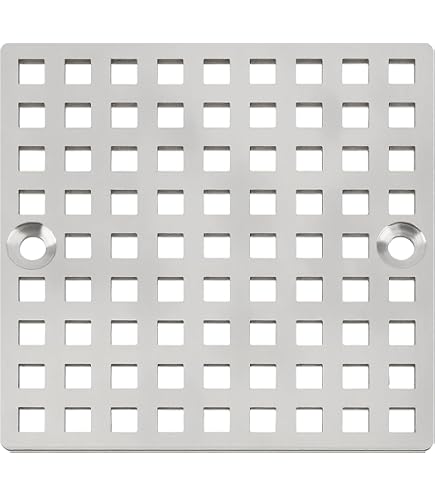 Couvercle De Vidange Douche Magnétique 150x150mm Acier Inox 304 - Anti-Blocage Feuilles Et Débris