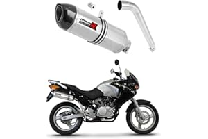 DOMINATOR EXHAUST SYSTEM DOMINATOR Pot d'échappement Silencieux HP1 compatible avec XL 125 V VARADERO 2001-2006