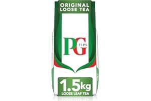 PG Tips Original | Loose Leaf Black Tea Bulk | Refreshing & Flavourful | Ideal For Office Catering | 1.5kg | 480 Servings