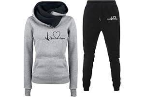 Yellsong 2023 Survetement Jogging Femmes 2 pièces Ensembles de Sport Pantalon Et Sweat à Capuche Survetement Femme Ensemble Chic Et Elegant Ensemble Imprimé Femme Vetement De Sport