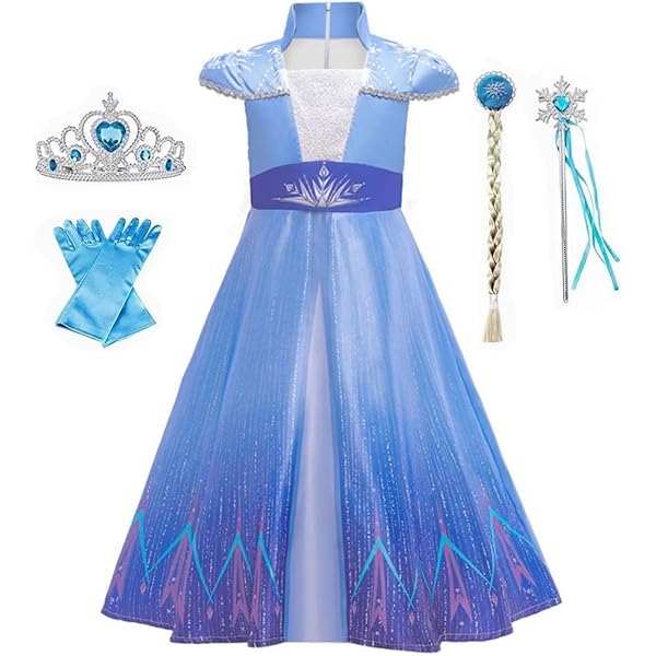 Frozen Niña Años Eledobby Disfraz De Princesa Para Niu00f1as