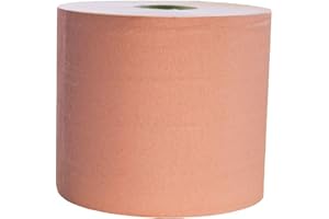 GLOBAL HYGIENE Essuyage Papier Bobines Essuie Tout Chamois - Lot de 2 - 1 000 Formats