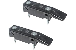 'Virole Hettich einhänge "Multi Clip à visser, 64 x 15 x 15 mm, plastique noir, lot de 4, 89348 + 49572