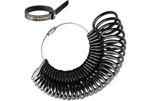 CHGANG Ring Sizer Uk， Finger Sizing Measuring Tool, Finger Size Measurer Sizing Belt Measurement Tools For Measuring Rings Diameters Uk Sizes A-Z Women Men