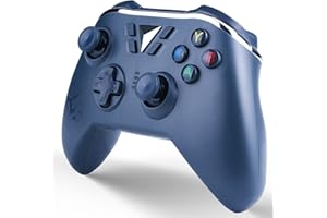 Lampelc Xbox One Controller Wireless, Xbox Wireless Controller for Xbox Series X&S/Xbox One/Elite/Windows 7/8/10 Blue