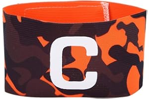 Huairdum Fascia da Braccio, Fascia Capitano Calcio Unisex Armband Fascia Elastico in Nylon Fascia da Capitano per attività di Squadra Allaperto Gruppi Sportivi Fascia da Braccio per