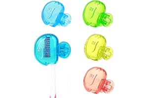 VAEIORP 4 pcs Funda para el cabezal del cepillo de dientes clip de plástico para guardarlo adecuado para protector portátil de viaje