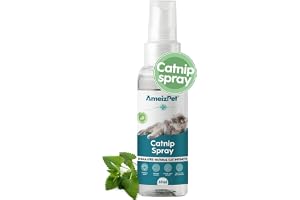 AmeizPet Kattmynta Spray för Katter, Kattmynta Mist, Färglös Spray för Katter och Kattungar 50 ml (1,69 Oz)