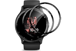 REROXE Schutzfolie für Panzerglas für Garmin Venu 3, 2 Stück HD Klar Anti-Kratz Anti-Fingerabdruck Garmin Venu 3 Panzer Schutz Glas, 3D Vollbildschirm Ultrabeständig Schutzglas für Garmin Venu 3