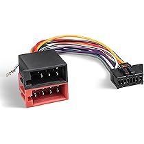 Adapter-Universe® DIN ISO auto radio adapter kabel stekker 16 pin kabelboom voor JVC KD-ADV KD-AV