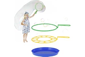 Tvålbubblor set för barn, såpbubblor stav stor, Bubble Maker-spel, för inomhus- och utomhusbruk, bubbeltillverkarspel, sommar, utomhusaktiviteter, (A)