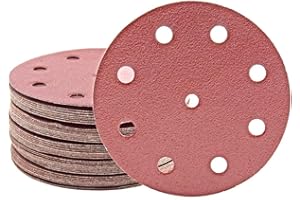 MioTools Fox Klett-Schleifscheiben, 125 mm, 9-Loch, f. Exzenterschleifer, Normalkorund (25 Stk.) K24