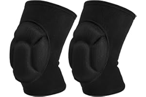 Sangcca Ginocchiere per Pallavolo, Ginocchiere di Protezione Unisex, Ginocchiere Morbide, Spessa Spugna Antiscivolo Ginocchiera Anti-urto per Danza, Calcio, Pallavolo, Pallacanestro, Yoga