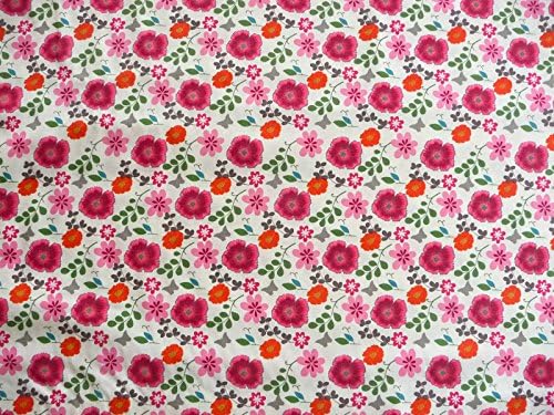 Patchwork Fabric – 100% Cotton Fabric by the Yard Flower Butterfly Mobile Phone Case Cover