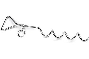 HANDISCOOP Pet Living Dog Spiral Tie Out Stake