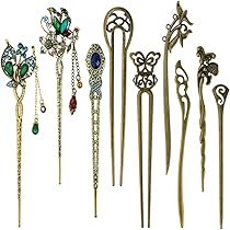 6 Pezzi Pettini Laterali Vintage Decorativi per Donna, Fermagli in Metallo, Fermaglio Con Strass Perla Oro Retro, Pettine Sposa per Capelli per Donne e Ragazze