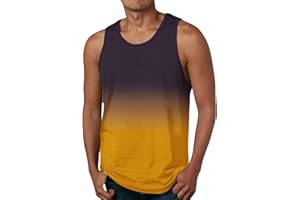 GENERISCH Tank Top Ärmelloses Sommer Herren Stretch Locker Laufshirt Tops T-Shirts Rundhals Bequeme Leicht T Shirt Kompressionsshirt Fitness Ohne Ärmel Running Tank Top Tshirt