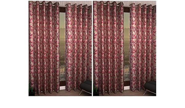 Buy K Decor Set 0f 4 Beautiful Polyester Door Curtains Tr4 072
