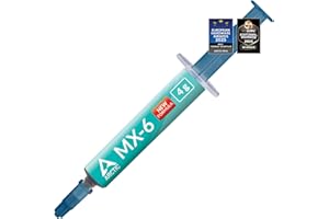 ARCTIC MX-6 (4 g) - Ultimate Performance Thermal Paste para CPUs, Consolas, Tarjetas gráficas, Portátiles, Muy Alta conductividad térmica, Larga duración, No conductiva, No capacitiva