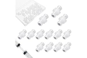 ABEILLO Lot de 20 adaptateurs de seringue Luer Lock femelle à seringue